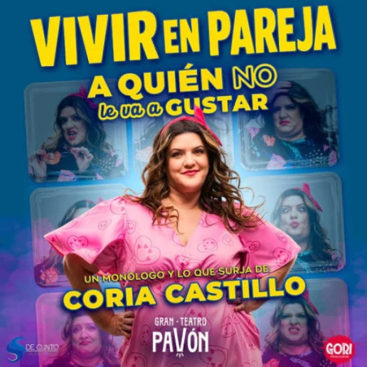 ¡Vivir en Pareja! Show de comedia de Coria Castillo
