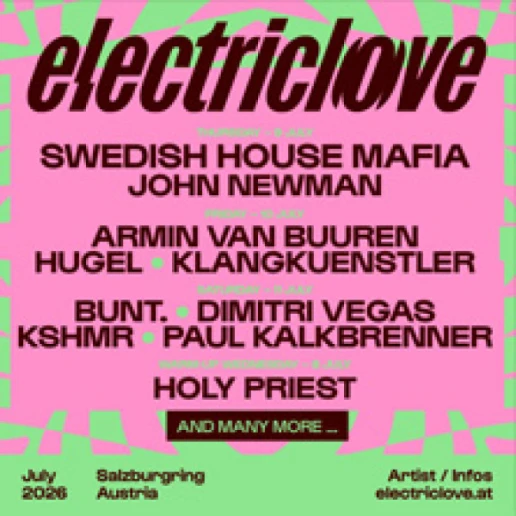 Electric Love Festival 2026 - Tageskarte Donnerstag