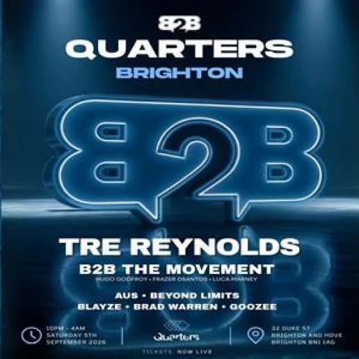 B2B The Movement Presents Tre Reynolds