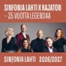 PÄIVÄKONSERTTI: SINFONIA LAHTI X RAJATON - 25 VUOTTA LEGENDAA